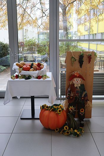 Schöne herbstliche Dekoration.