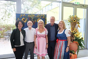 Vize Bgm MSc Strohmayer, GR Leitner, Dir. Grötzl, PBL Hagenhofen und Pater Ritt